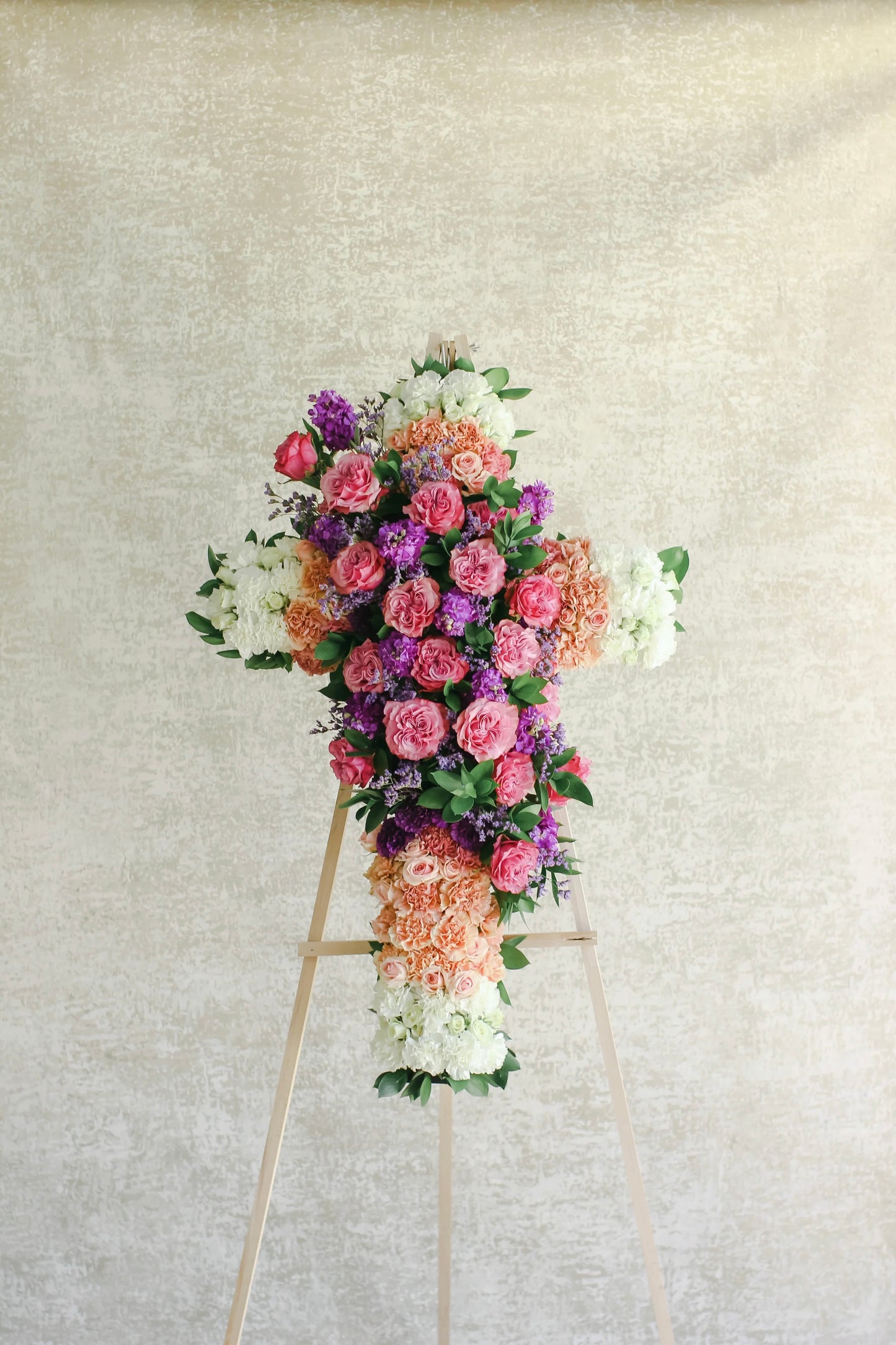 Memorial Ombre Standing Cross