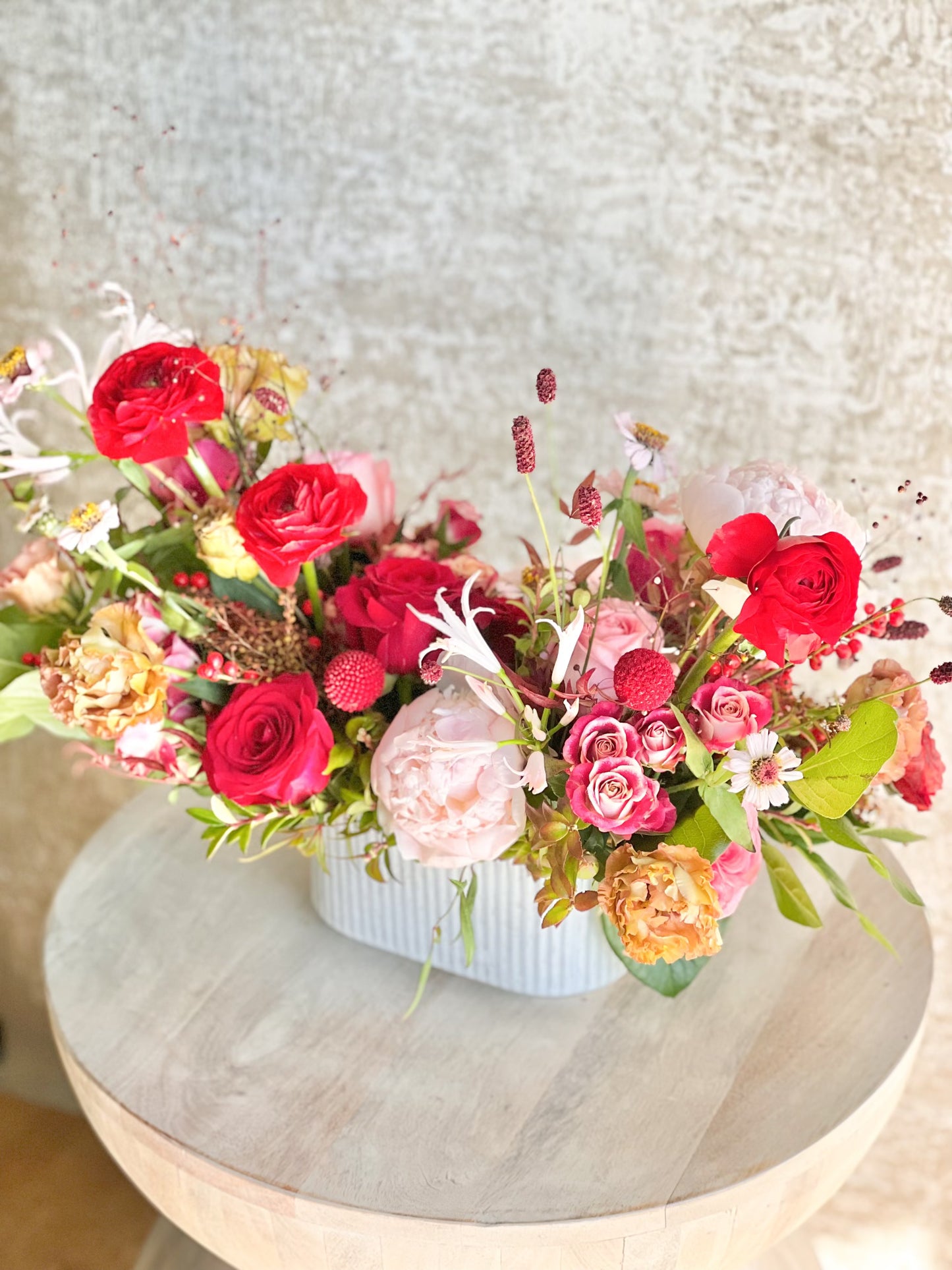 Elongated Floral Centerpiece