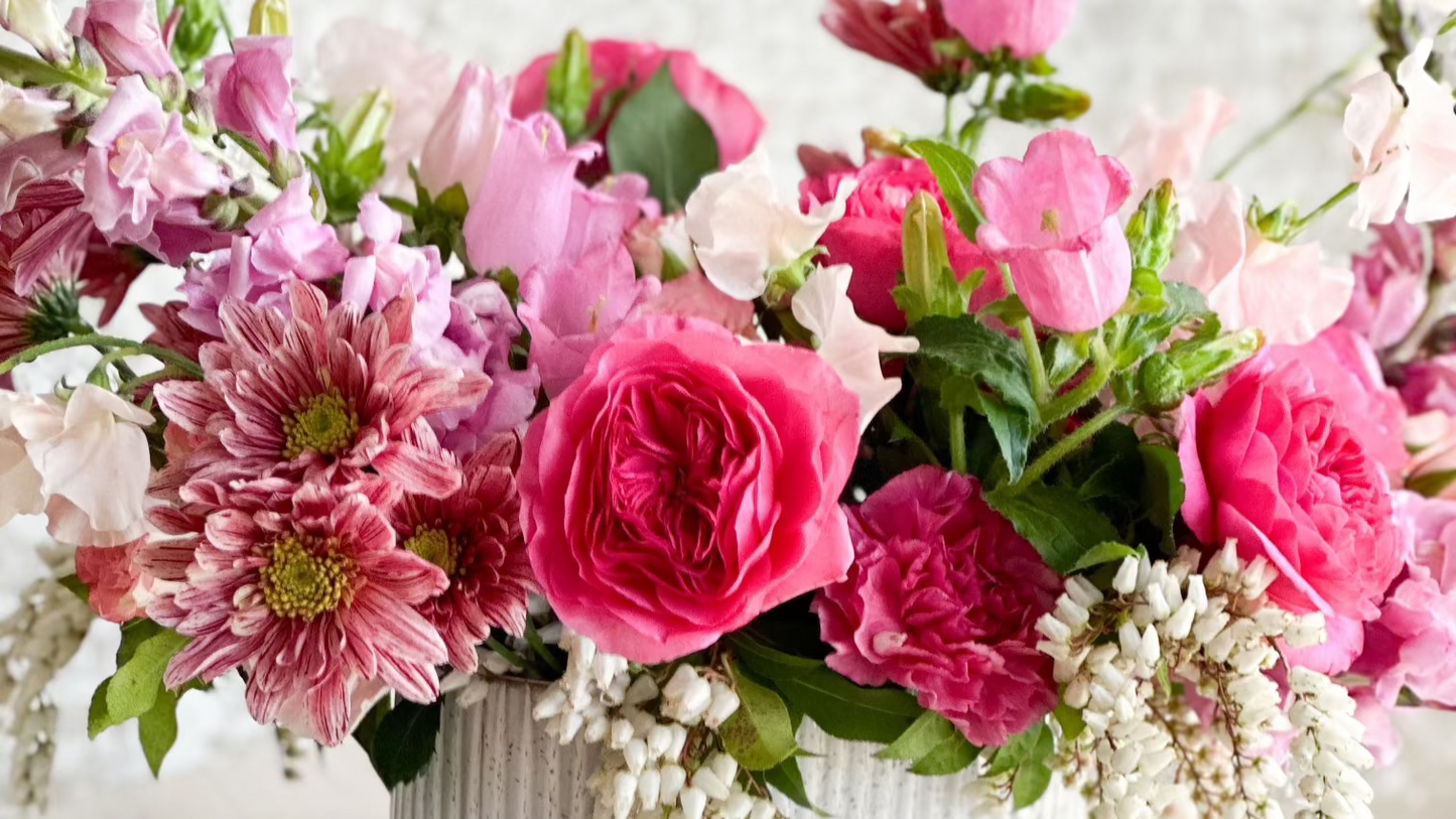 Elongated Floral Centerpiece