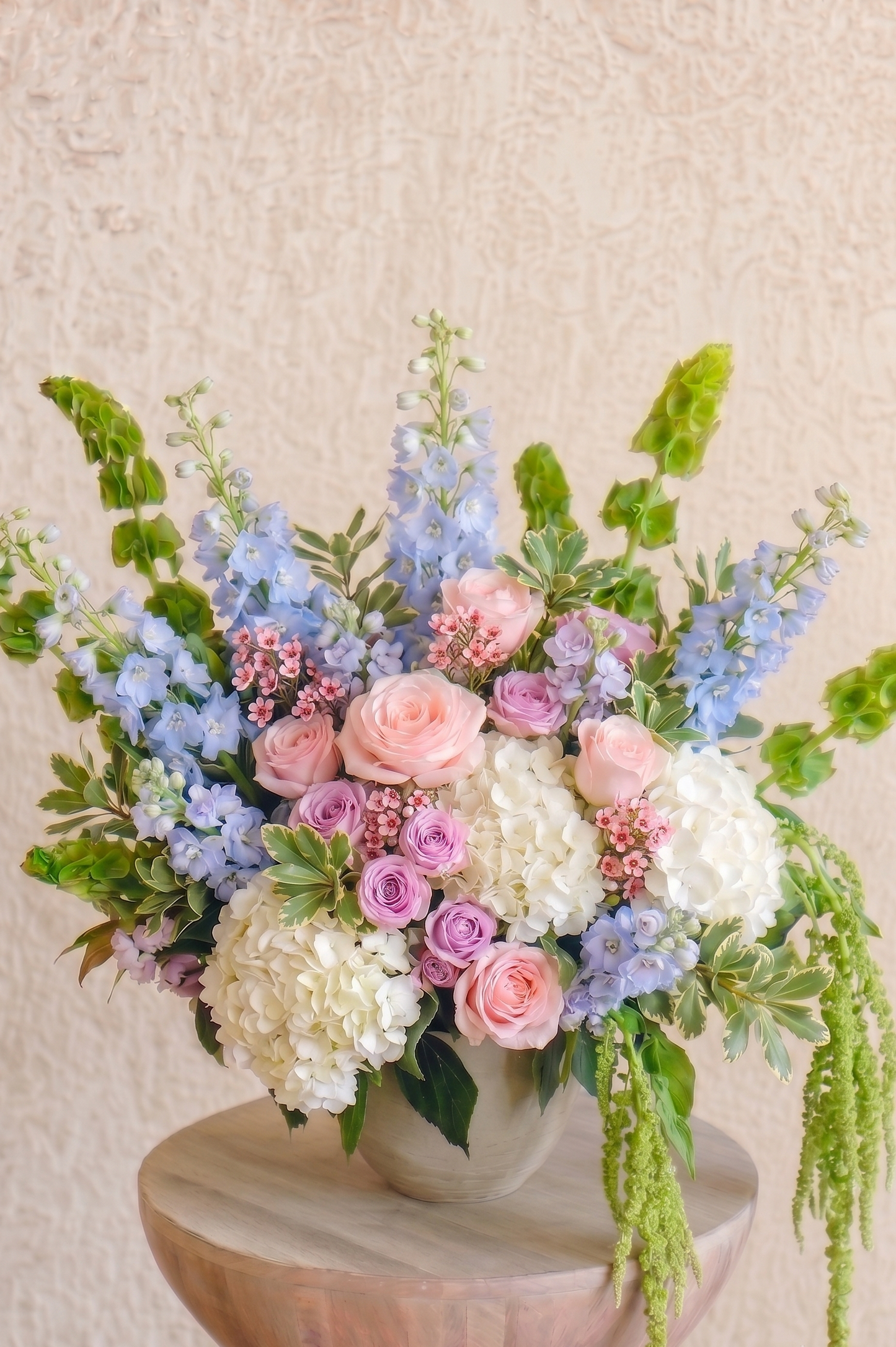 Natural Florist's Choice Memorial Pedestal Arrangement