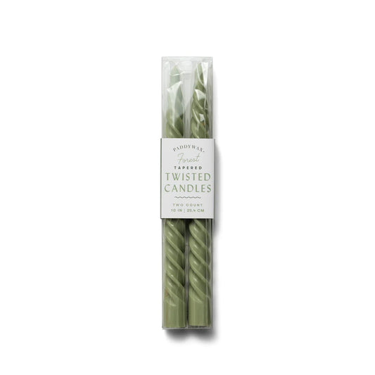 Twisted Taper Candles, Set of 2 by Paddywax