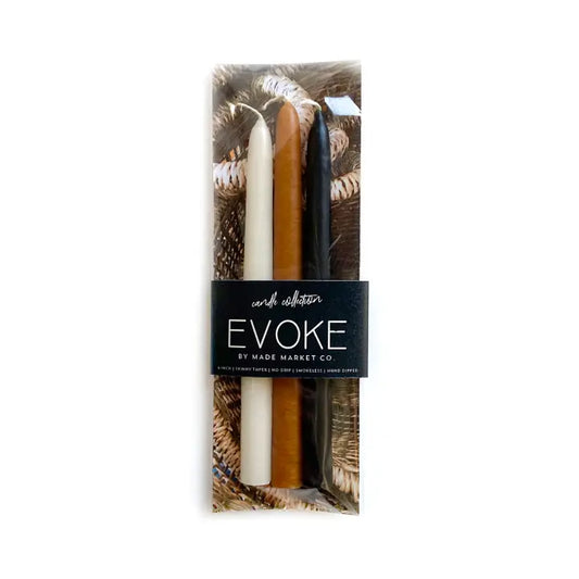 Evoke 6" Skinny Tapers, Smokeless and No Drip by Made Market Co.