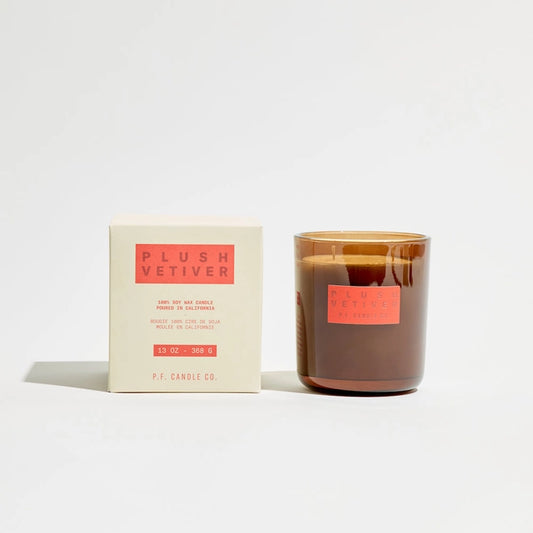 Plush Vetiver– Hi-Fi Candle by P.F. Candle Co (13 oz)