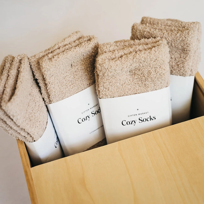 Cozy Cloud Socks in Ivory by Giften Market
