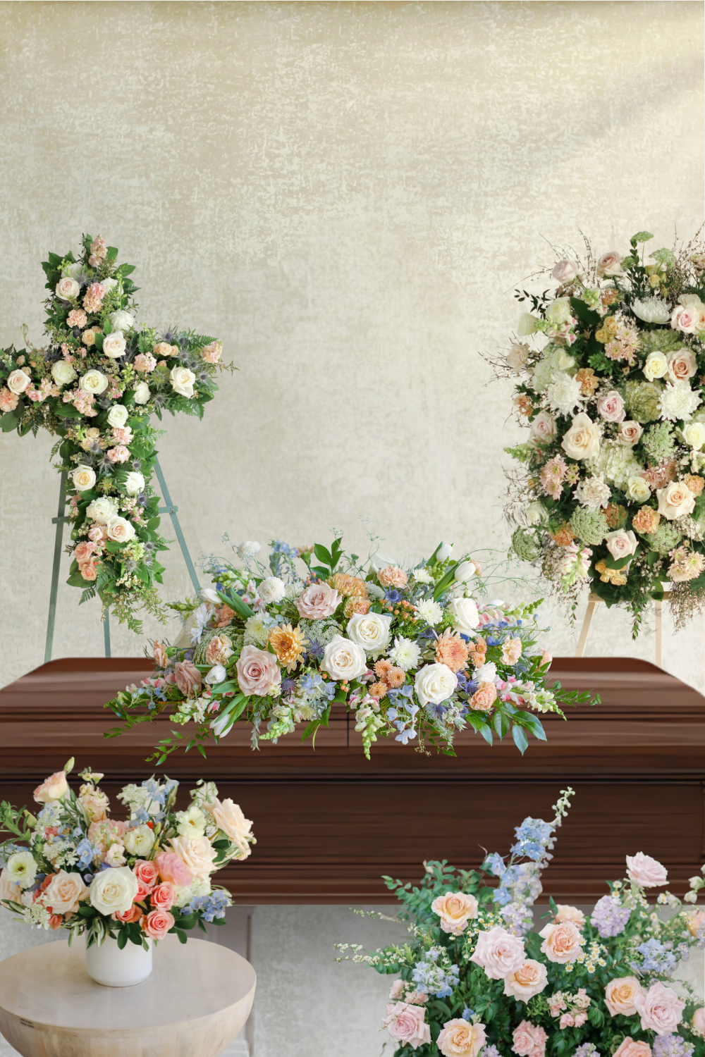 In Loving Memory Memorial Floral Set - Save 10%!