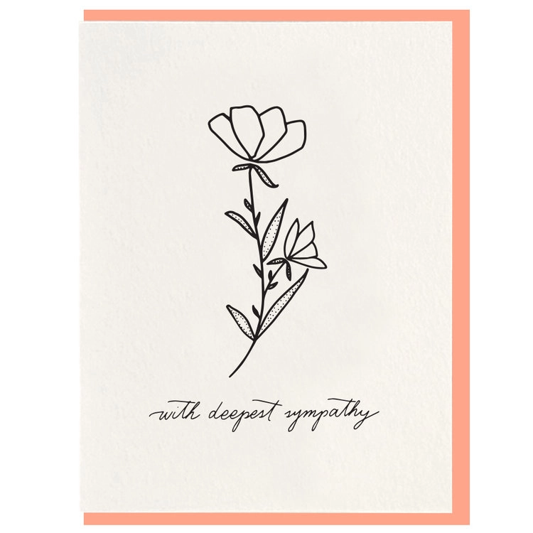 Sympathy Greeting Card Add-On