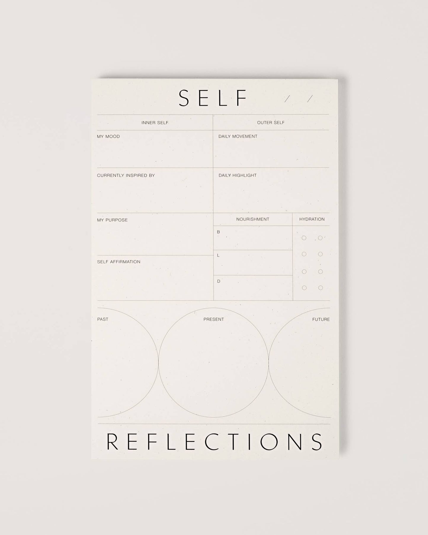 Self Reflections Pad by Wilde House Paper