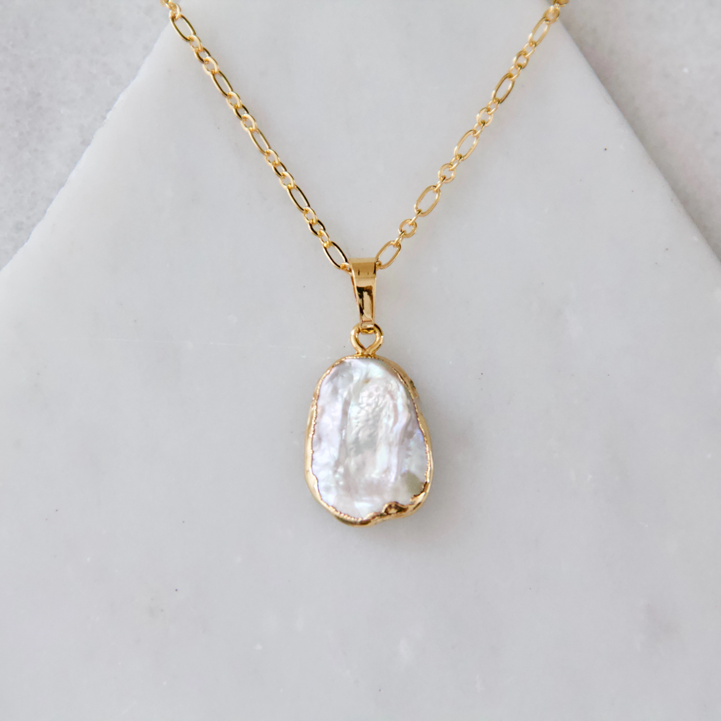 Freshwater Pearl Drop Necklace