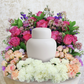 Memorial Urn Ombre Floral Decor