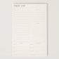 The Daily List Pad by Wilde House Paper