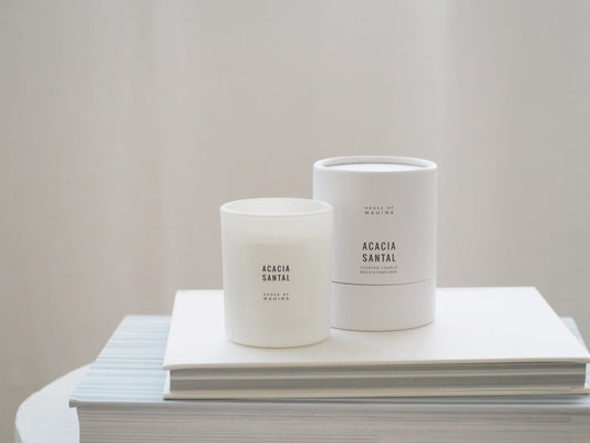 Acacia Santal Candle 4 oz - Warm Sandalwood Vanilla - House of Mahina