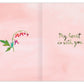 Bleeding Hearts Sympathy Card, Add-On Only