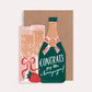 Pop the Champagne Congratulations Card, Add-On Only