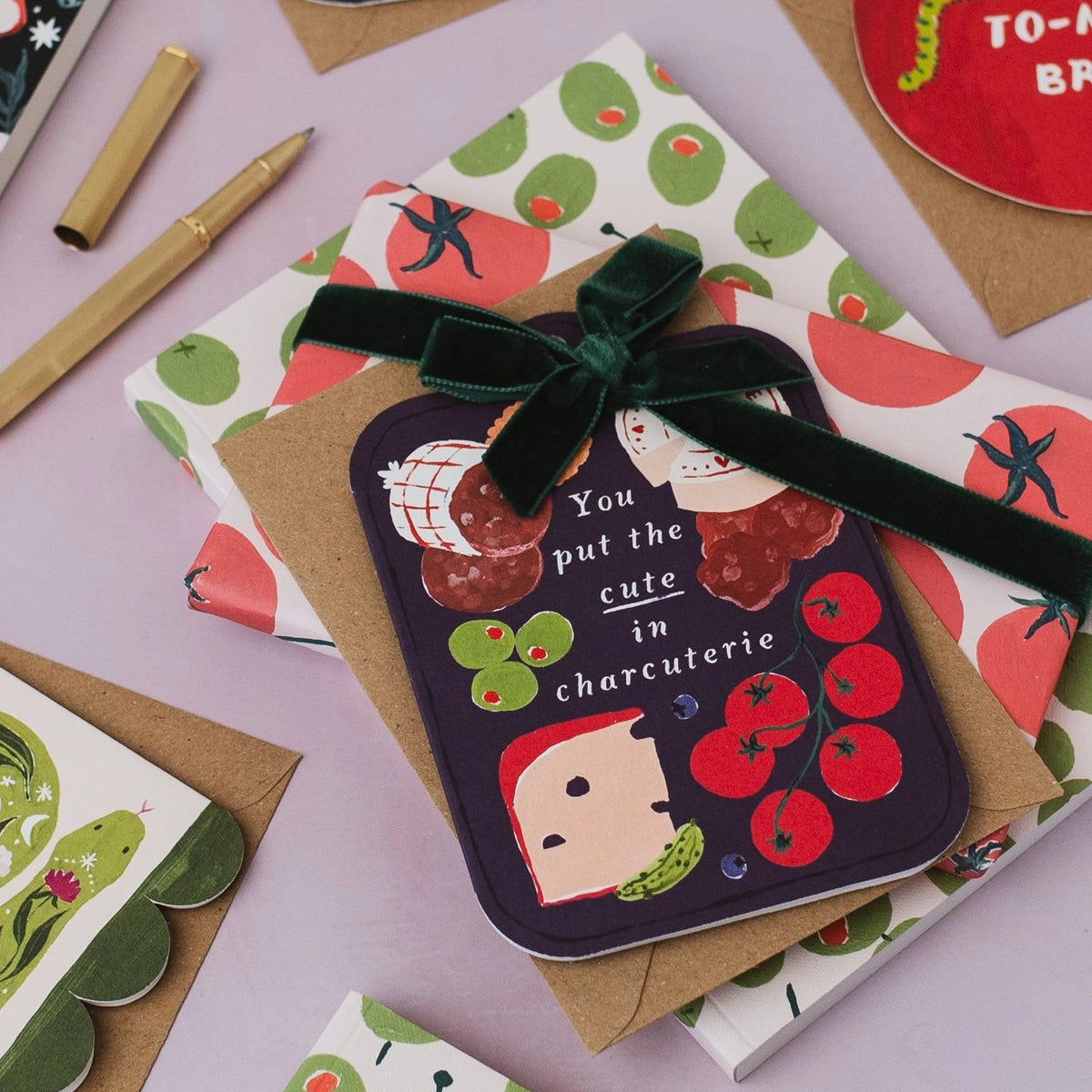 Cute in Charcuterie Board Card, Add-On Only