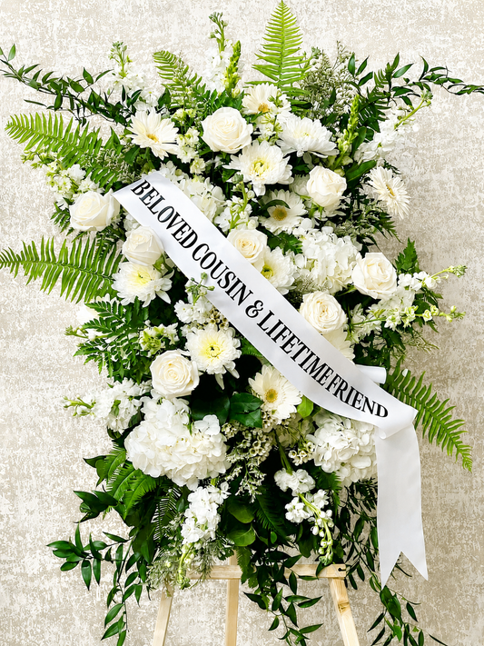 Memorial Banner Add-On (Standing Arrangements Only)