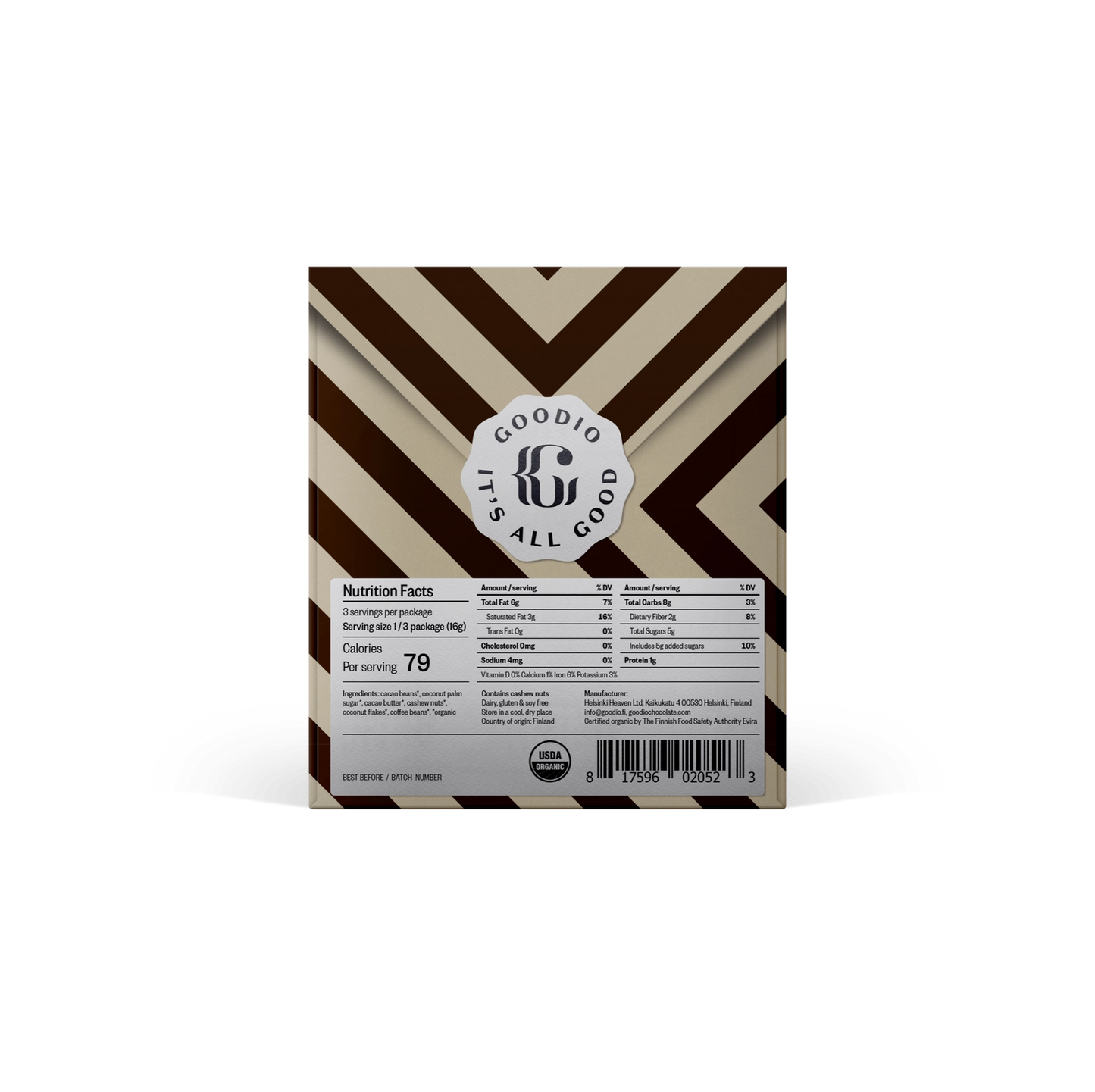 Coffee Chocolate 56%, Goodio USA, Add-On Only