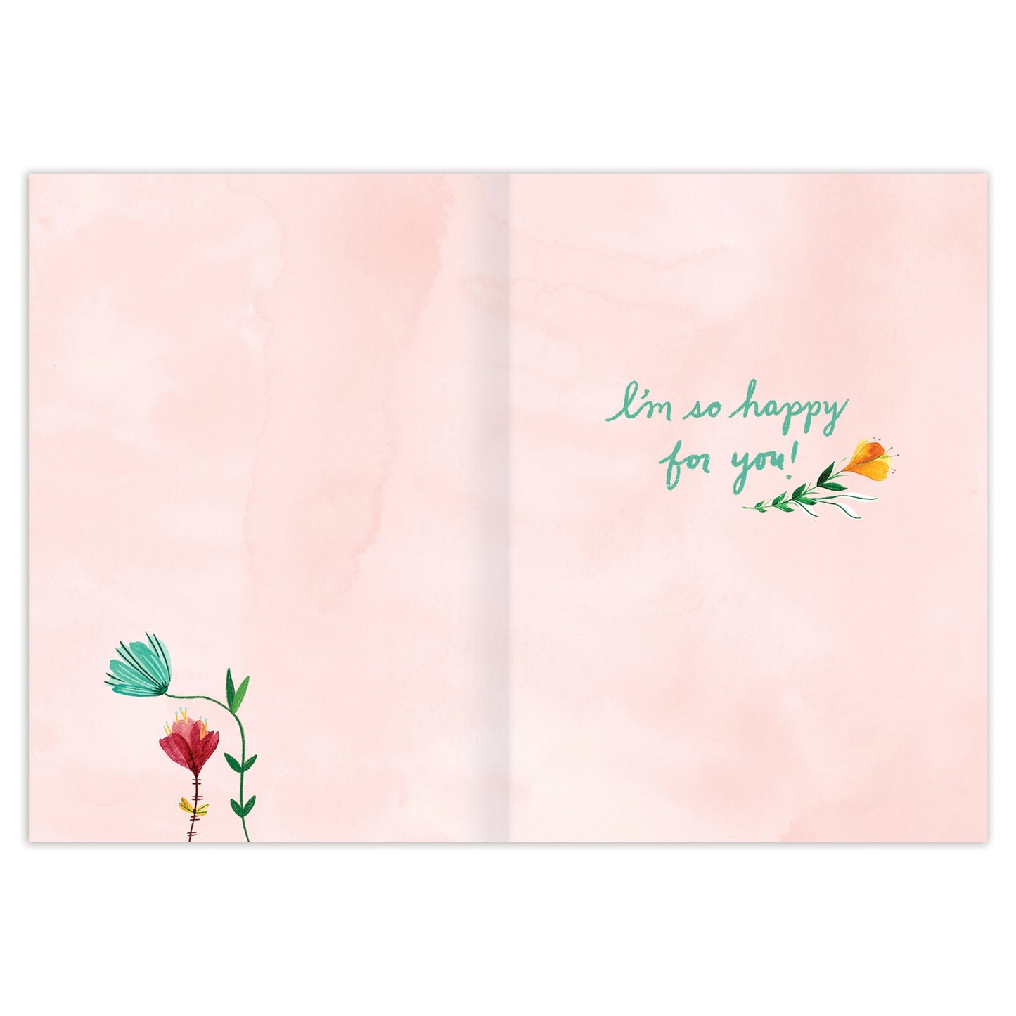 Congrats Floral Card, Add-On Only