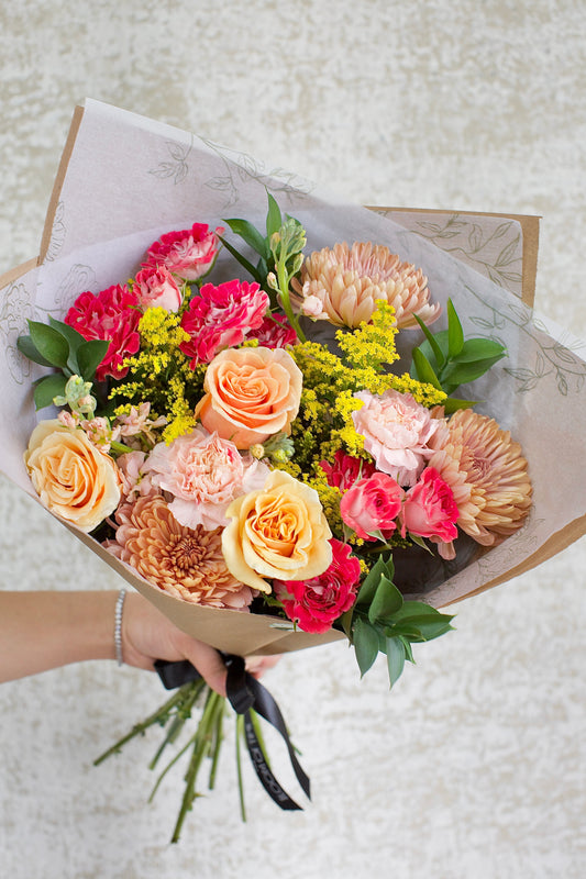 Seasonal Mix Hand-Tied Bouquet