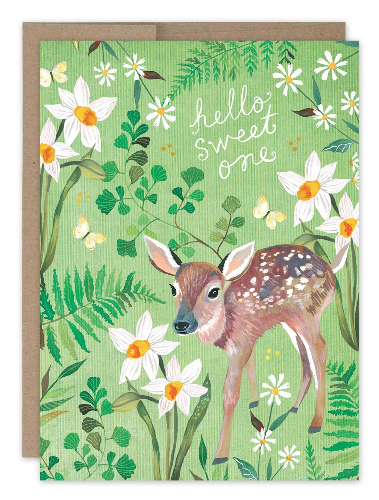 Fawn New Baby Card, Add-On Only