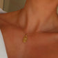 Rose Necklace, Gold, Add-On Only