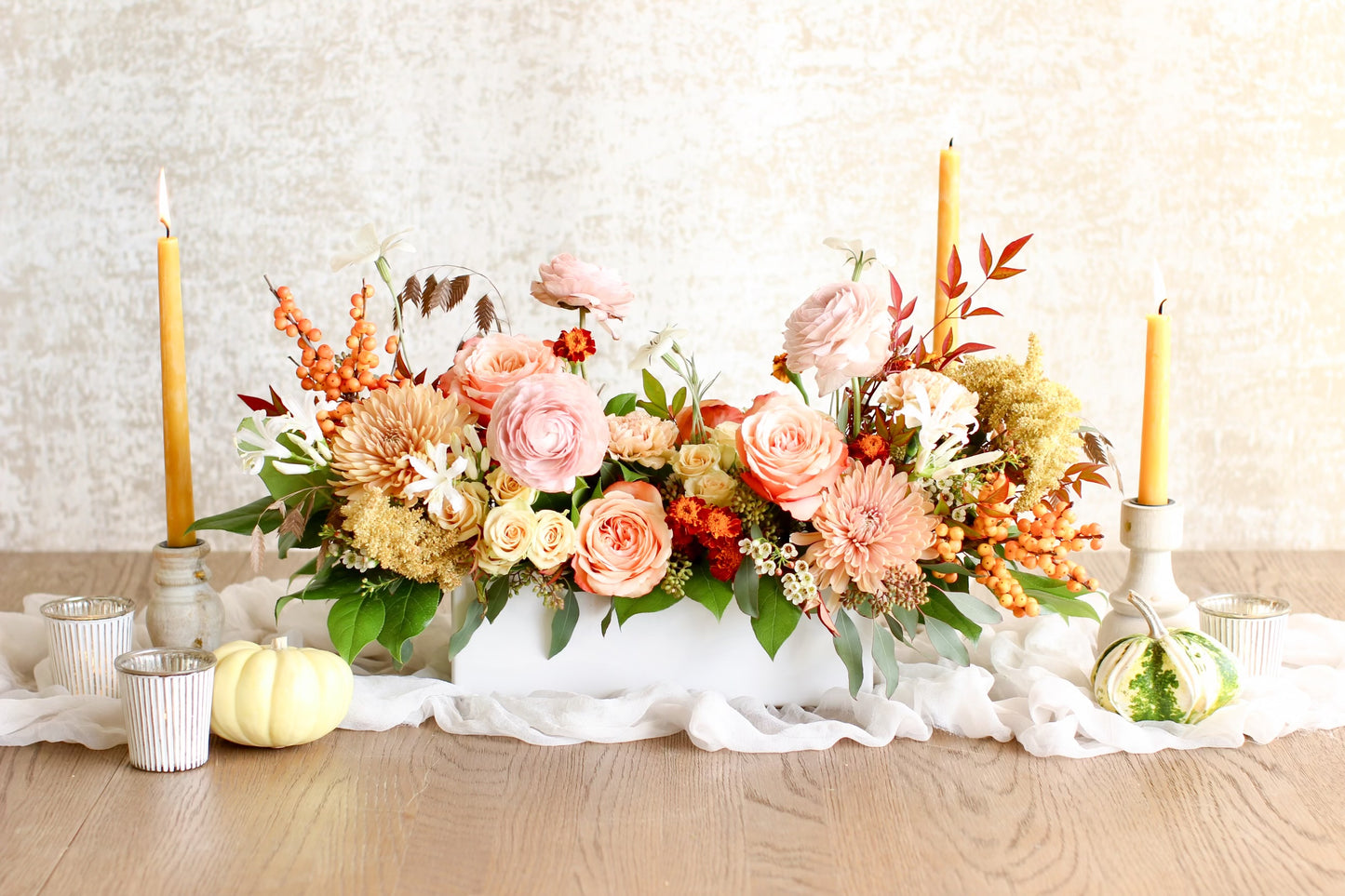 Autumn Glow Thanksgiving Centerpiece