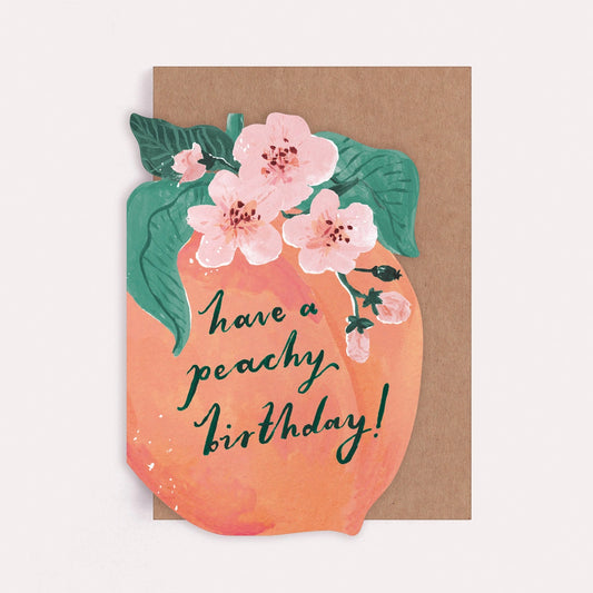 Peachy Birthday Card, Add-On Only
