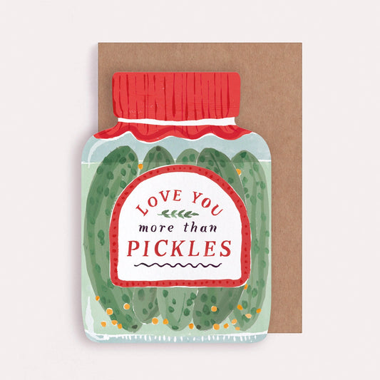 Love You More Than Pickles Card, Add-On Only
