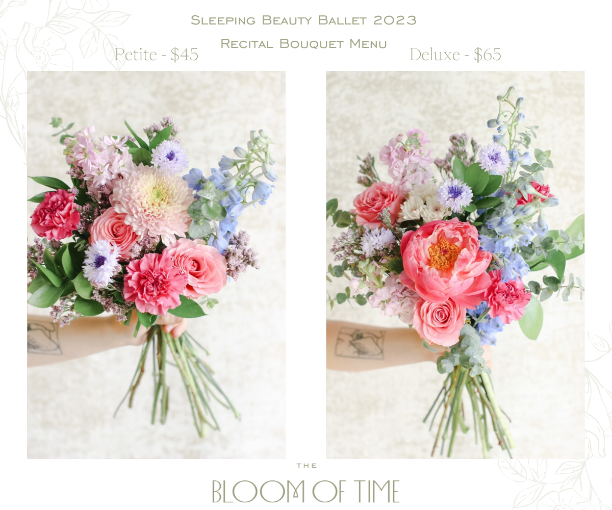 Sleeping Beauty Recital Bouquet Pre-Order (Collect at Theater on June 3rd, 2023)