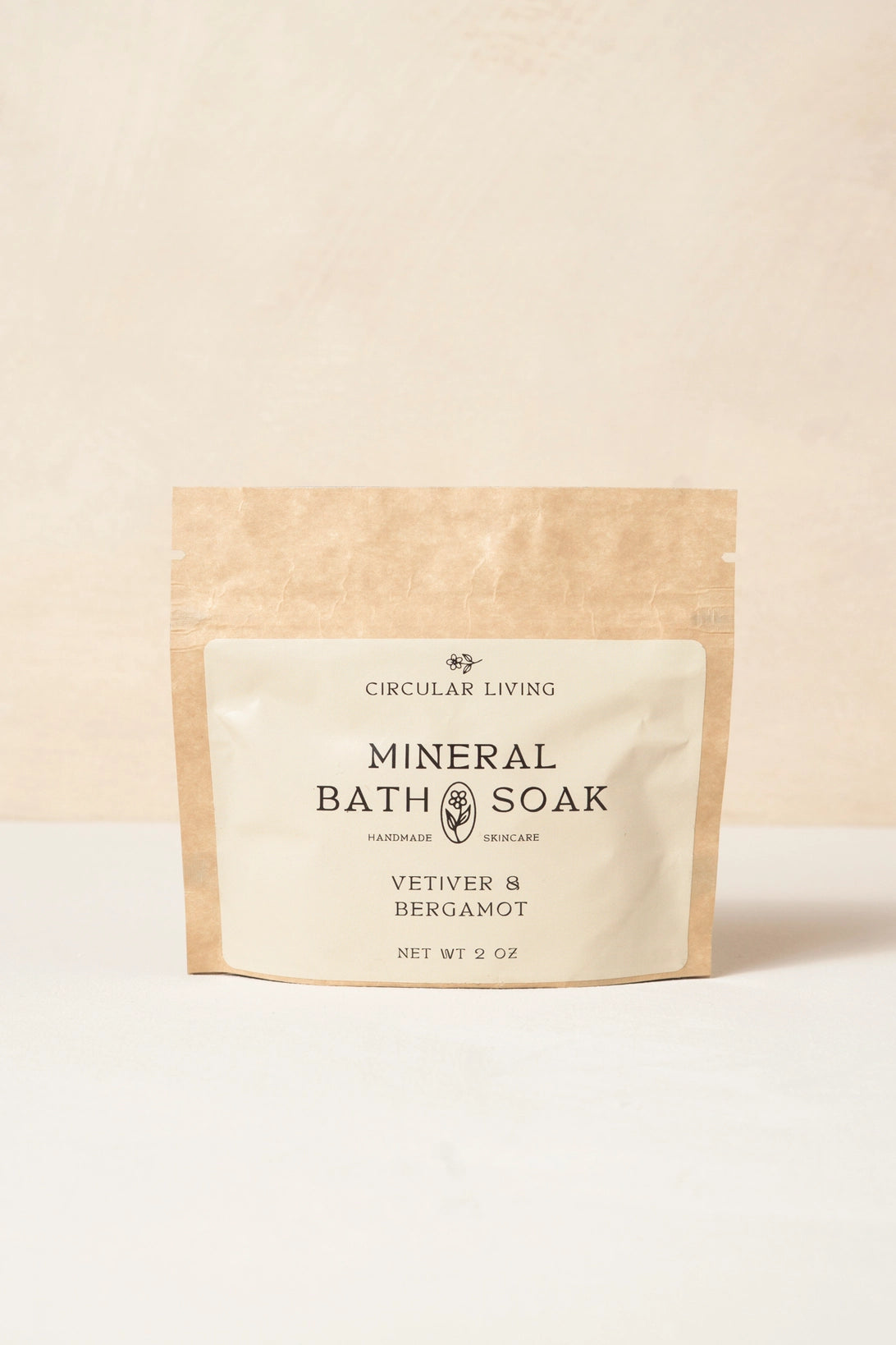 Mineral Bath Soak Sachet, Vetiver & Bergamot, Add-On Only