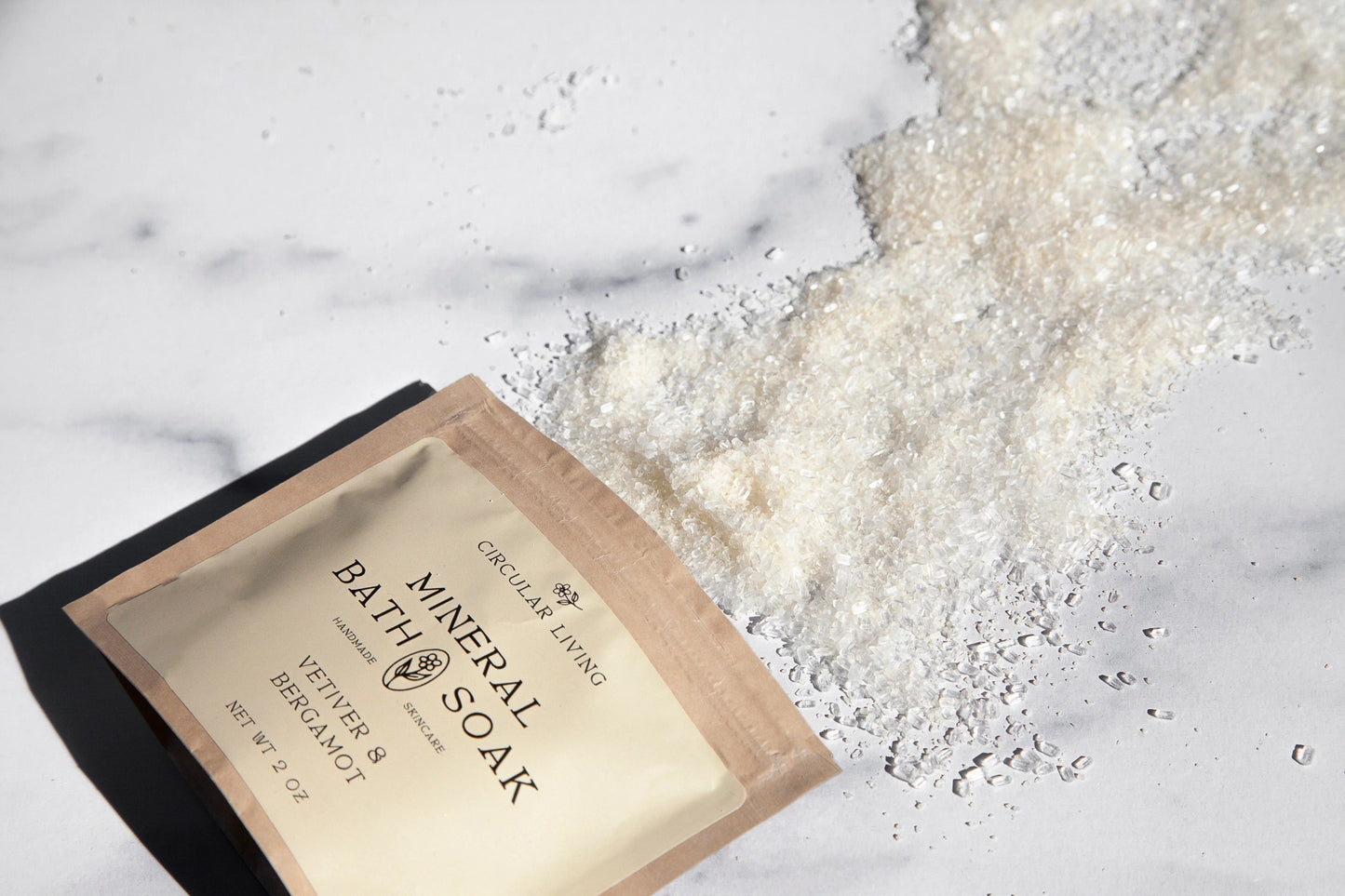 Mineral Bath Soak Sachet, Vetiver & Bergamot, Add-On Only