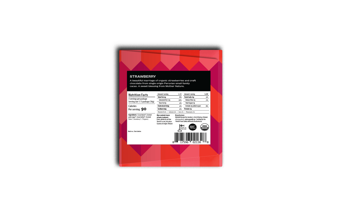 Strawberry Chocolate 49%, Goodio USA, Add-On Only