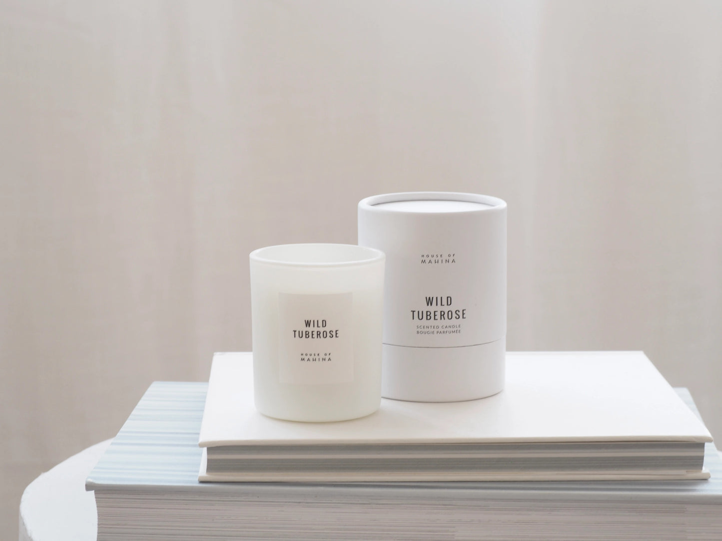 Wild Tuberose Candle 4 oz - Lush White Floral - House of Mahina, Add-On Only