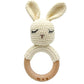 Bunny Hand Crochet Rattle by Marlowe and Sage