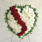 Memorial Heart Shaped Standing Spray