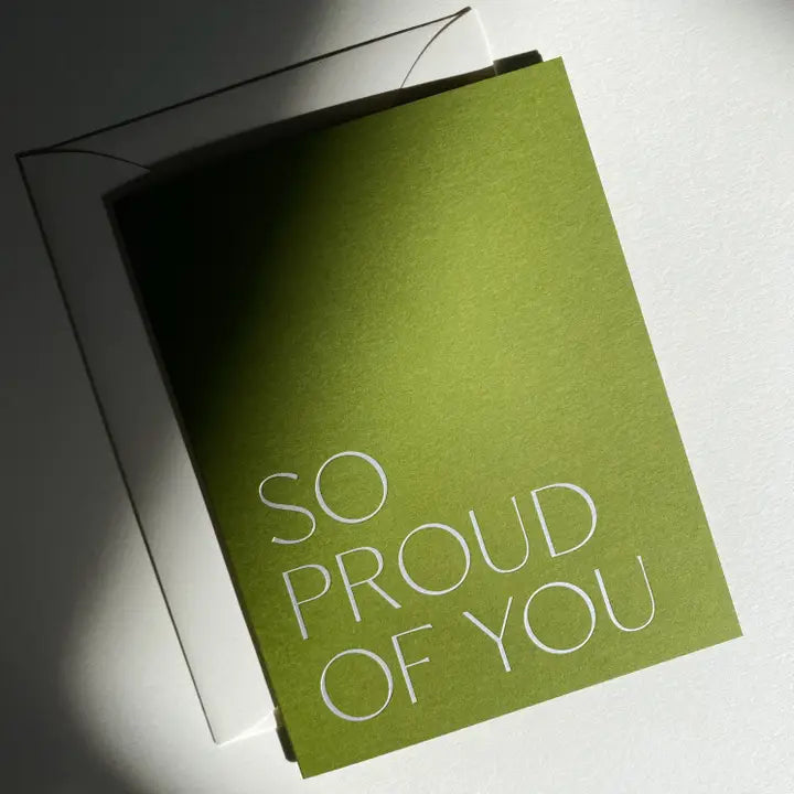 So Proud of You No. 21 Greeting Card by Jaymes Paper