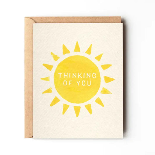Thinking of You Sympathy Greeting Card by Daydream Prints