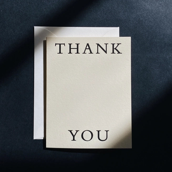 Thank You No. 09 Greeting Card by Jaymes Paper