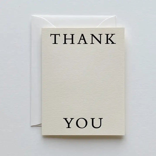 Thank You No. 09 Greeting Card by Jaymes Paper
