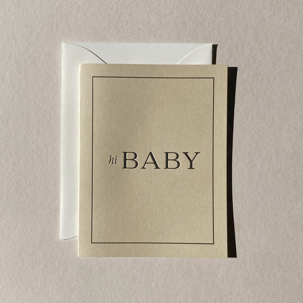 New Baby Greeting Card Add-On
