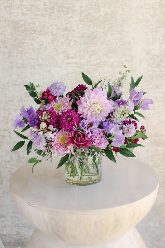 A Pop of Purple Florist's Choice Arrangement